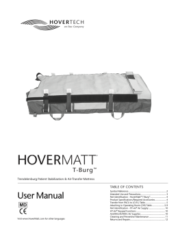 English HoverMatt T‑Burg Manual